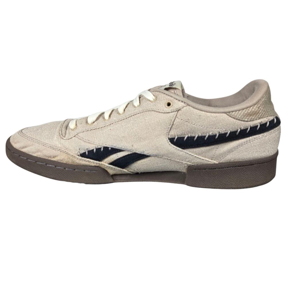 Reebok Club C Hemp Shoes Mens 13 Canvas Sustainable Revenge Vintage Sneakers - Picture 5 of 11